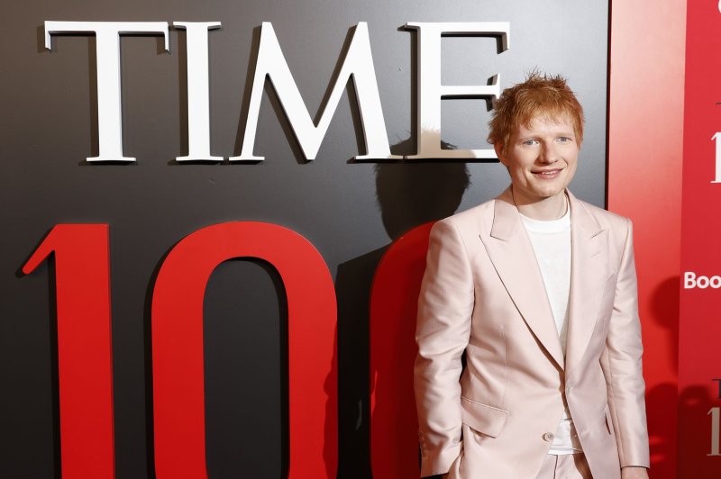 Ed Sheeran performed "Old Phone" on "The Tonight Show" Thursday, the same day as the song's release. File Photo by John Angelillo/UPI