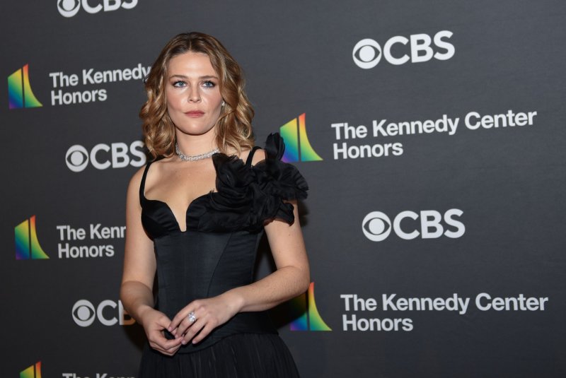 Singer Maggie Rogers attends the Kennedy Center Honors in December. She and Sylvan Esso released a cover of Broken Social Scene's "Anthems" Thursday. File Photo by Annabelle Gordon/UPI