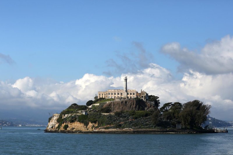 President Donald Trump announced plans Sunday to reopen the notorious Alcatraz Prison located on a rocky island in San Francisco Bay in California. The prison has been closed since 1963 following the 1962 escape of three men who were never found. It has been operated as a tourist site ever since. Photo by Andrew Gombert/EPA-EFE