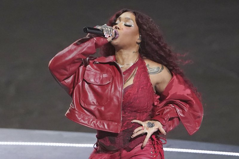 SZA's "SOS" is No. 1 on the Billboard 200 album chart dated Saturday. File Photo by Bonnie Cash/UPI