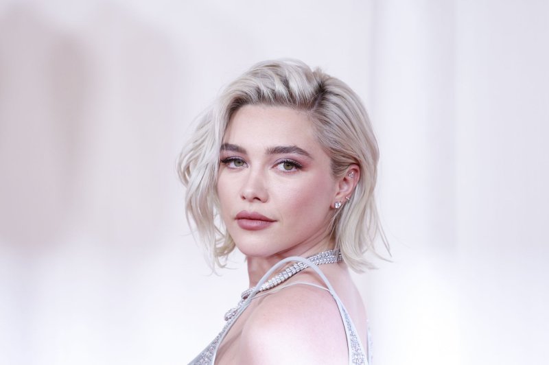 Florence Pugh's "Thunderbolts" is the No. 1 movie in North America this weekend. File Photo by John Angelillo/UPI